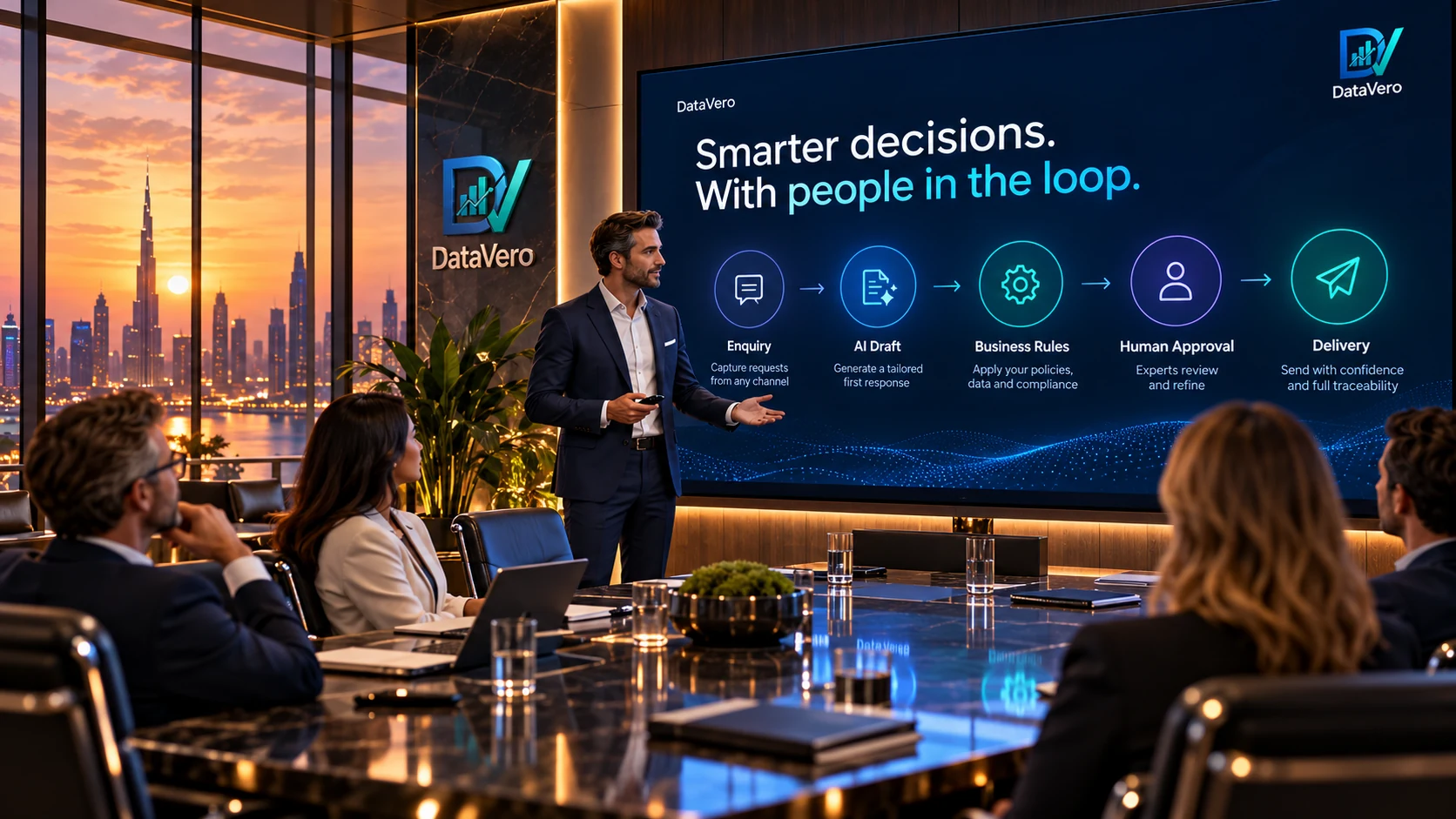 Illustrative DataVero connected automation systems environment
