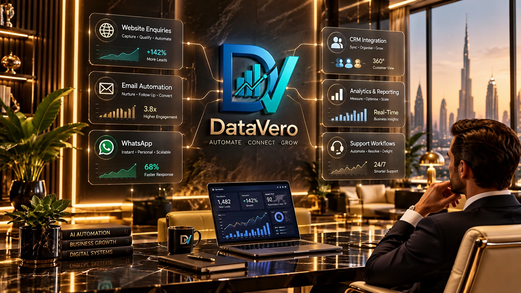 DataVero human approval workflow environment