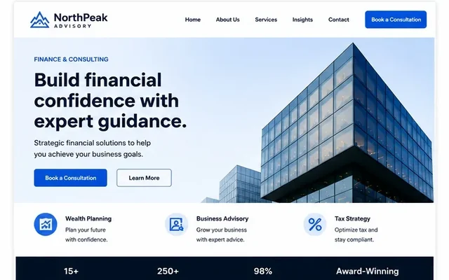 NorthPeak Advisory project preview